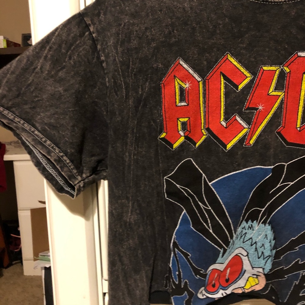 AC/DC cropped Tee - Picture 2 of 4